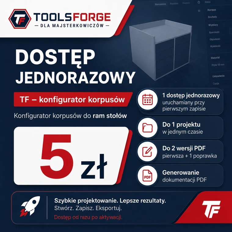 Konfigurator Korpusów — 1 projekt