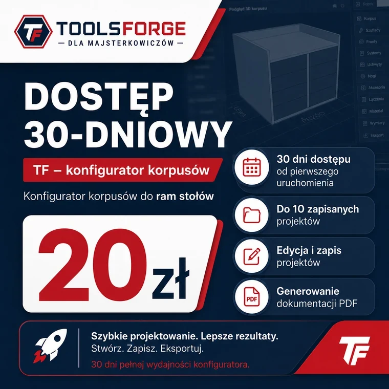 Konfigurator Korpusów — 30 dni