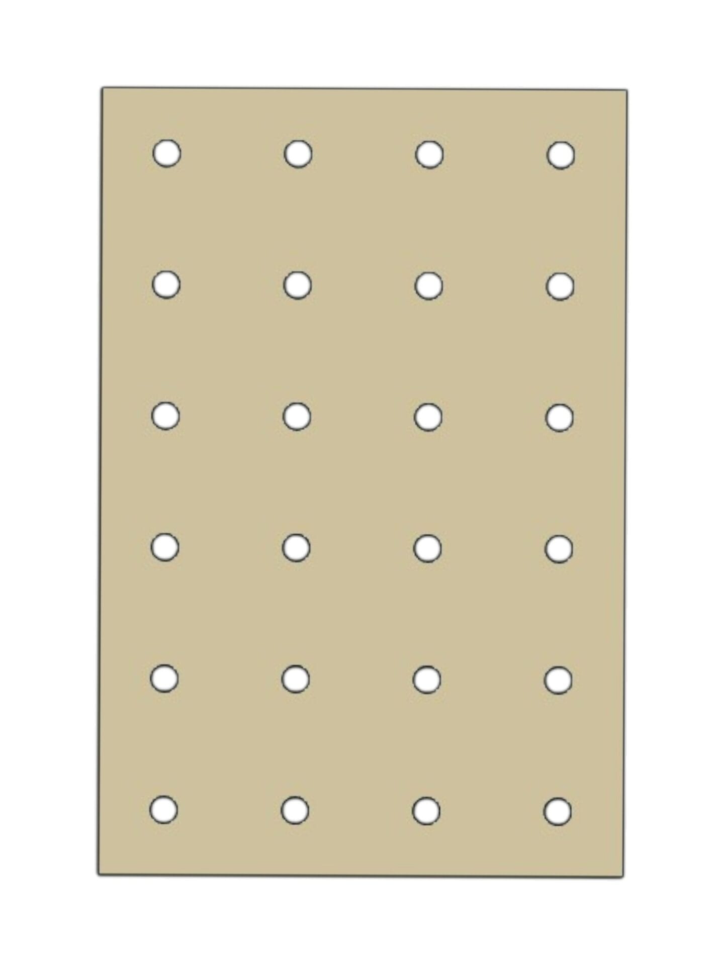 TF-Panel 60/40 V1 — blat modułowy MDF z siatką otworów