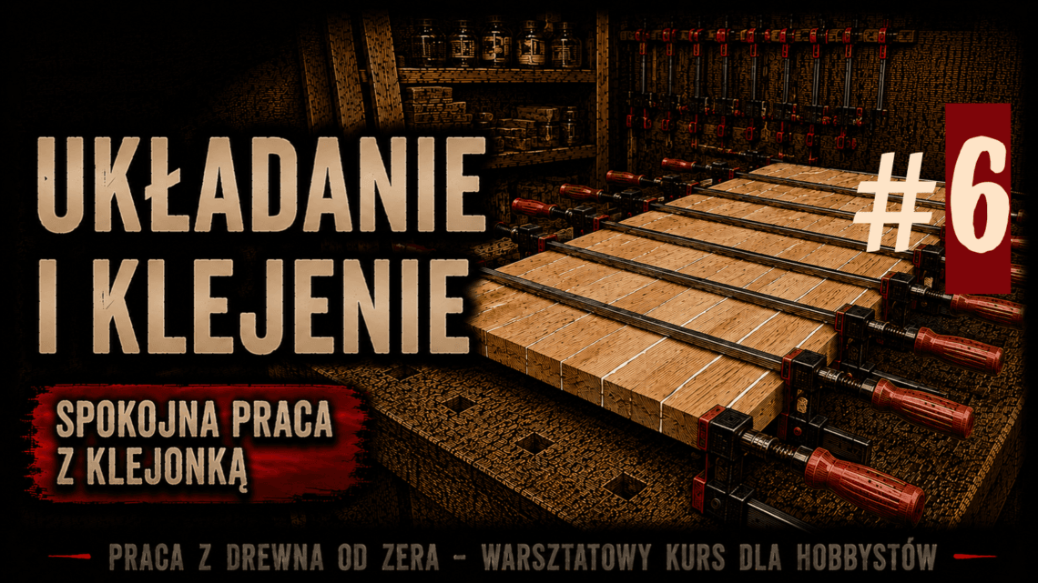 Układanie i klejenie lameli: spokojna praca z klejonką